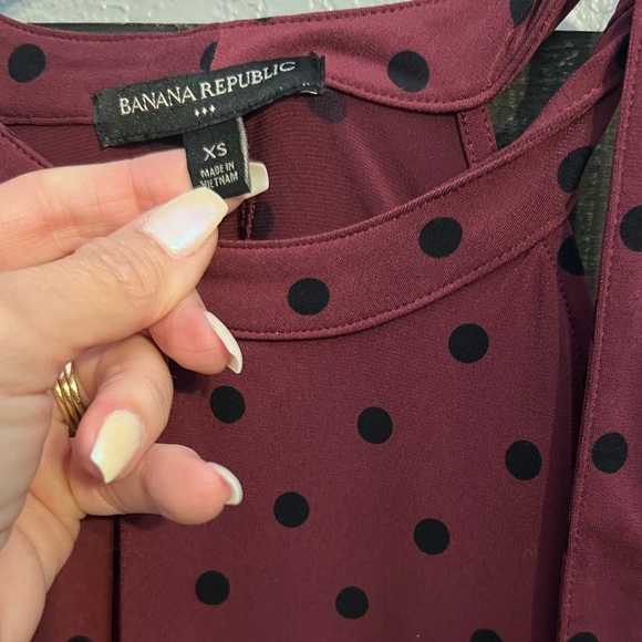 Banana Republic Polka Dot Blouse - Picture 2 of 4